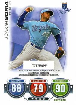 2010 Topps Update - Attax Code Cards #NNO Joakim Soria Front