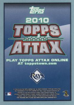 2010 Topps Update - Attax Code Cards #NNO Evan Longoria Back
