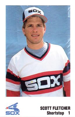 1984 True Value Chicago White Sox #NNO Scott Fletcher Front