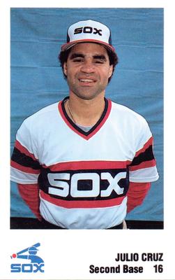 1984 True Value Chicago White Sox #NNO Julio Cruz Front