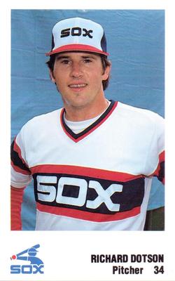 1984 True Value Chicago White Sox #NNO Richard Dotson Front