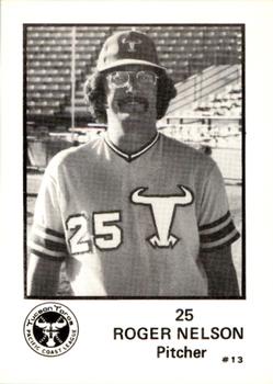 1975 Tucson Toros #13 Roger Nelson Front
