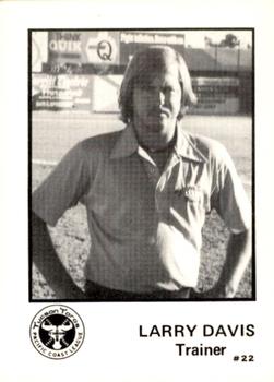 1975 Tucson Toros #22 Larry Davis Front