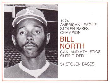 1974 Greyhound Heroes of Base Paths #NNO Bill North Front