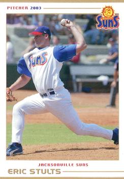 2003 Grandstand Jacksonville Suns #NNO Eric Stults Front