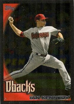 2010 Topps Update - Black #US-152 Ian Kennedy Front