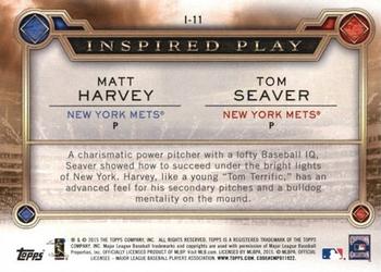 2015 Topps - Inspired Play #I-11 Tom Seaver / Matt Harvey Back