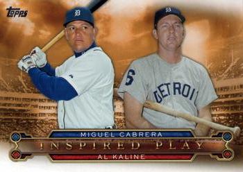 2015 Topps - Inspired Play #I-4 Al Kaline / Miguel Cabrera Front