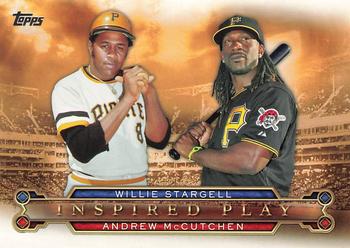 2015 Topps - Inspired Play #I-15 Andrew McCutchen / Willie Stargell Front