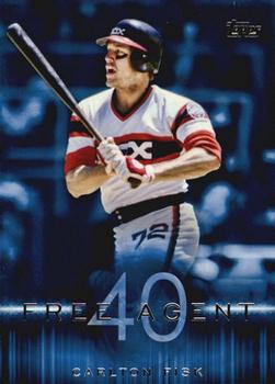 2015 Topps - Free Agent 40 #F40-12 Carlton Fisk Front