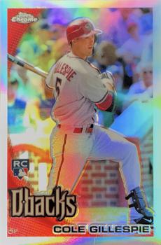 2010 Topps Update - Chrome Rookie Refractors #CHR08 Cole Gillespie Front