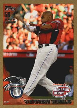 2010 Topps Update - Gold #US-11 Vernon Wells Front
