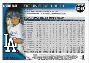 2010 Topps Update - Gold #US-66 Ronnie Belliard Back
