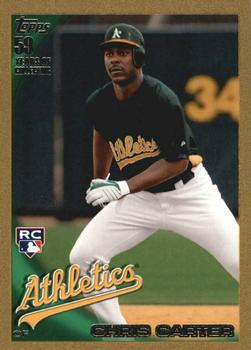2010 Topps Update - Gold #US-102 Chris Carter Front