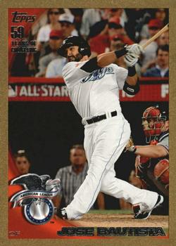 2010 Topps Update - Gold #US-118 Jose Bautista Front
