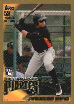 2010 Topps Update - Gold #US-147 Argenis Diaz Front
