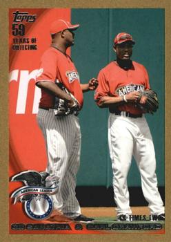 2010 Topps Update - Gold #US-158 CC Times Two (CC Sabathia / Carl Crawford) Front