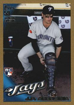 2010 Topps Update - Gold #US-181 J.P. Arencibia Front