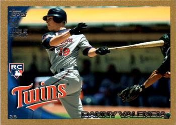 2010 Topps Update - Gold #US-191 Danny Valencia Front