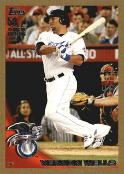 2010 Topps Update - Gold #US-194 Vernon Wells Front
