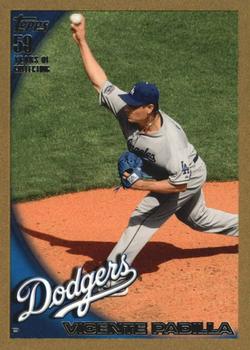 2010 Topps Update - Gold #US-264 Vicente Padilla Front