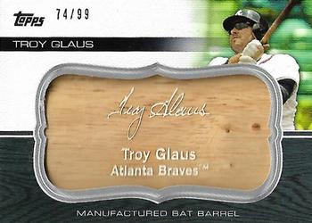 2010 Topps Update - Manufactured Bat Barrel #MBB-106 Troy Glaus Front