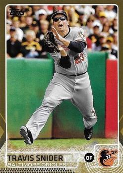 2015 Topps - Gold #355 Travis Snider Front