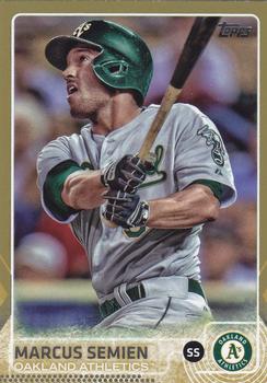 2015 Topps - Gold #356 Marcus Semien Front
