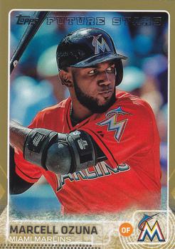2015 Topps - Gold #370 Marcell Ozuna Front