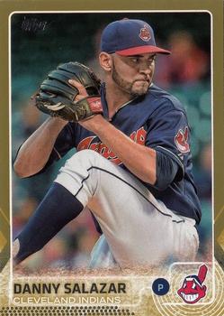 2015 Topps - Gold #393 Danny Salazar Front