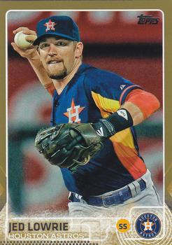 2015 Topps - Gold #407 Jed Lowrie Front