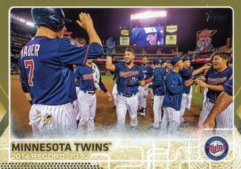 2015 Topps - Gold #504 Minnesota Twins Front