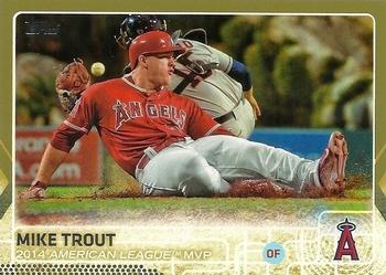 2015 Topps - Gold #510 Mike Trout Front