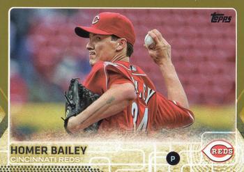 2015 Topps - Gold #541 Homer Bailey Front