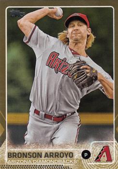 2015 Topps - Gold #596 Bronson Arroyo Front