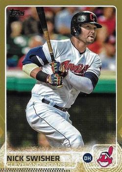 2015 Topps - Gold #598 Nick Swisher Front