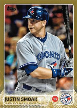 2015 Topps - Gold #608 Justin Smoak Front