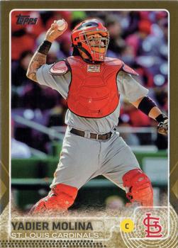 2015 Topps - Gold #647 Yadier Molina Front