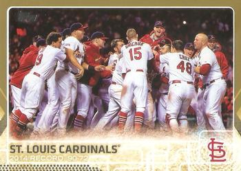 2015 Topps - Gold #648 St. Louis Cardinals Front