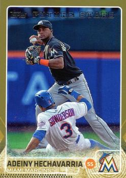 2015 Topps - Gold #656 Adeiny Hechavarria Front