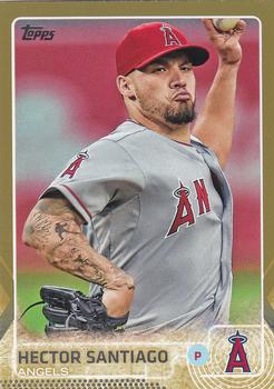 2015 Topps - Gold #664 Hector Santiago Front