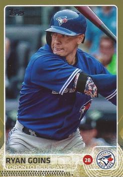 2015 Topps - Gold #677 Ryan Goins Front