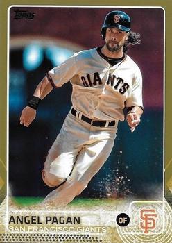 2015 Topps - Gold #688 Angel Pagan Front