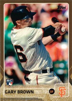 2015 Topps - Gold #139 Gary Brown Front