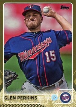 2015 Topps - Gold #197 Glen Perkins Front