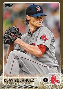 2015 Topps - Gold #211 Clay Buchholz Front