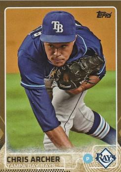 2015 Topps - Gold #324 Chris Archer Front