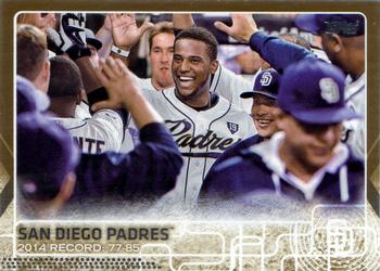 2015 Topps - Gold #342 San Diego Padres Front