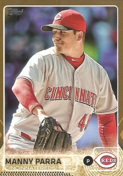 2015 Topps - Gold #344 Manny Parra Front