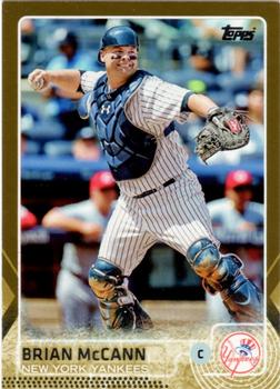 2015 Topps - Gold #17 Brian McCann Front